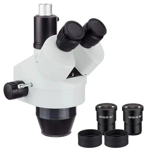 Amscope 45x trinocular zoom - amscope, 7x-45x