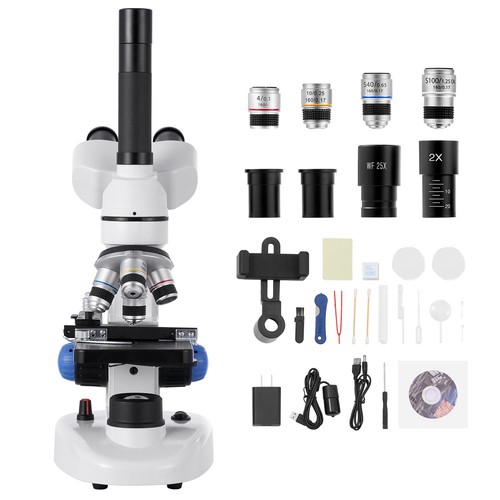 Trinocular microscope - trinocular,